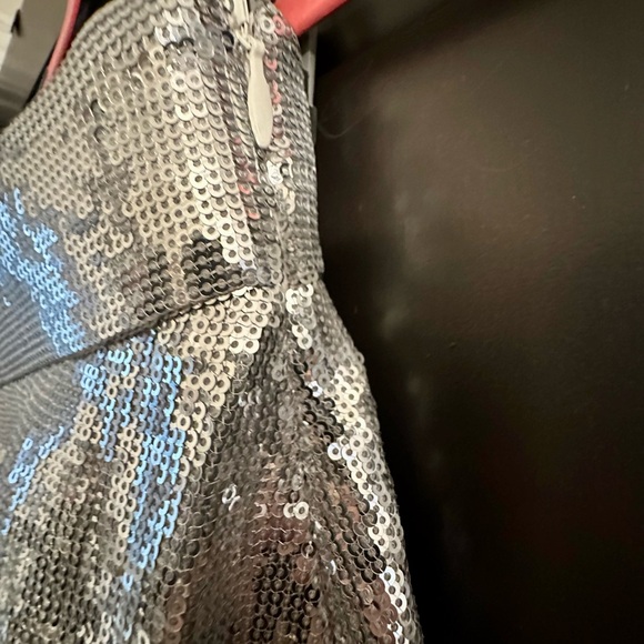 Queen of Sparkles Silver Butterfly Sequin Set - XS NWT - Picture 4 of 8